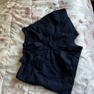 Lou & Grey Navy paperbag shorts
